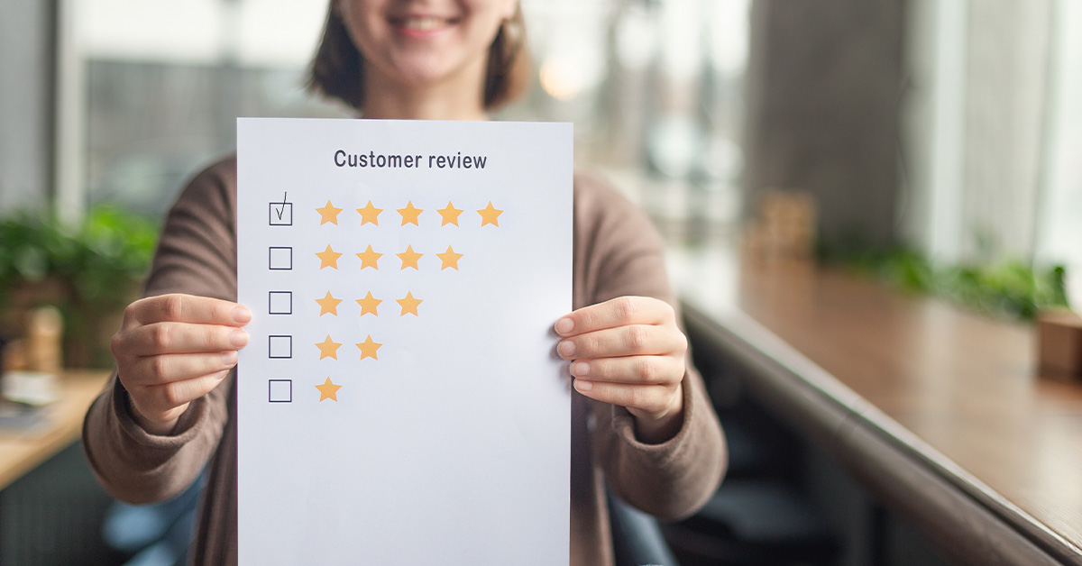 online reviews